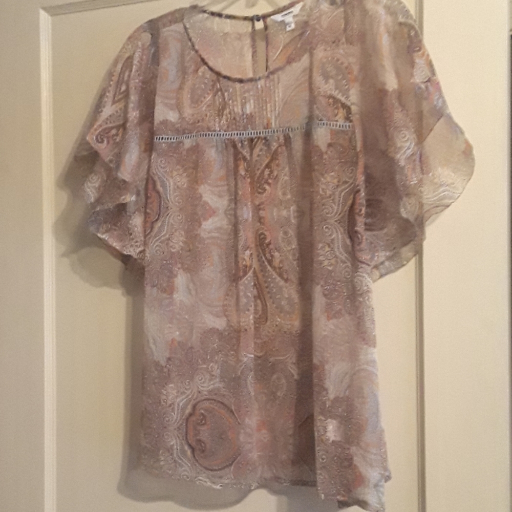 She multi colored blouse